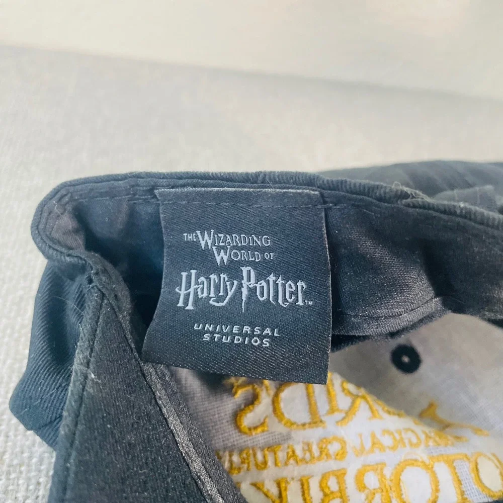 Universal Studios Harry Potter Hagrids Motorbike Adventure Black Baseball Hat